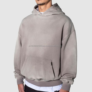 Sudadera con capucha personalizada con cremallera para hombre de alta calidad 100% algodón francés Terry bordado colección de invierno negro al por mayor Sudadera con capucha en blanco - Product Image 1