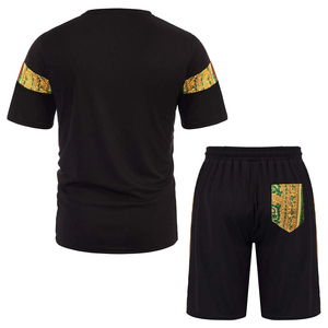 Conjunto de Shorts Casuales de Verano para Hombre, Estilo Urbano, Camiseta de Manga Corta, Color Sólido, Nueva Llegada al Por Mayor - Product Image 2