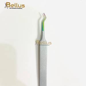 Pinzas Extractoras de Puntos Negros de Acero Inoxidable de Alta Precisión y Durabilidad con Punta Suave para Cejas y Pestañas, Herramienta Curva para el Cuidado Facial - Product Image 1