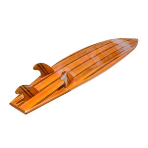 Planche à pagaie courte en bois artisanale pour sports nautiques sur lac et rivière, pour usage récréatif, 192Lx47Wx21H cm - Product Image 6
