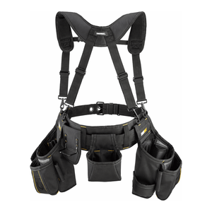 Folding Electrician <b>Tool</b> <b>Bag</b> with 1860 Ballistic Fiber Belt & Cross Harness - Product Image 1