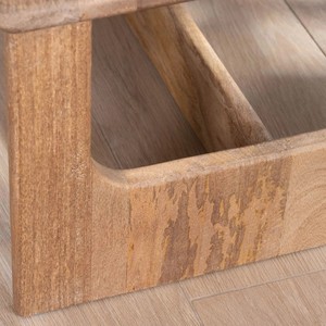 Table basse minimaliste Vandana Golden Tone en bois de manguier naturel, 110 cm - Product Image 6