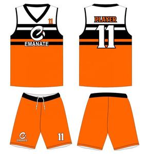 Maillots et shorts de basket-ball personnalisés en polyester respirant 100% imprimés par sublimation, tailles plus grandes, uniformes personnalisés en 3D, certifiés BSCI - Product Image 4