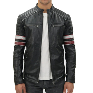 Affordable Rate <b>Men</b> <b>Leather</b> <b>Jacket</b> Lightweight high Quality Durable Material fully customized <b>Leather</b> <b>Jacket</b> with Full Sleeves - Product Image 2