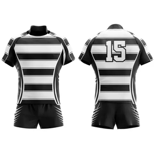 Conjunto de Camiseta de Fútbol Sublimada Personalizada para Hombre, Color Amarillo y Negro, Manga Corta, Absorbe la Humedad, Ajustada, Ropa Deportiva - Product Image 2