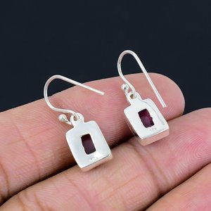 Exclusive Trendy Natural Purple Amethyst 925 Sterling <b>Silver</b> <b>Dangle</b> <b>Earring</b> for Woman 925 Sterling <b>Silver</b> Handmade Jewelry - Product Image 4