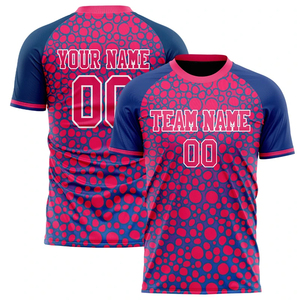 เสื้อฟุตบอลแบบยูนิเซ็กซ์สั่งทำพิเศษ พิมพ์ลายเต็มตัว คอกลม แขนสั้น พร้อมชื่อทีม หมายเลข และชื่อผู้เล่น ระบายเหงื่อได้ดี ผลิตด้วยเทคนิค Sublimation 100% - Product Image 6
