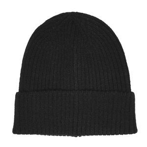 Bonnet d'hiver double couche personnalisé avec logo, jaune et noir, tricoté, haute visibilité, casquette de sécurité, bonnet chaud à revers, vente en gros - Product Image 3