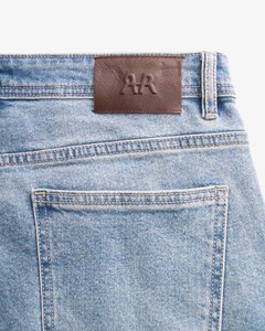 Pantalones de mezclilla largos para hombre, estilo Vietnam, corte ajustado, cintura media, cierre de cremallera, formales, transpirables, anti-bolitas, antiestáticos - Product Image 3