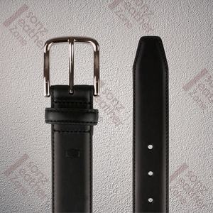 Ceinture en cuir de peau de vache véritable pleine fleur marron vintage classique avec alliage pour boucle - Product Image 2