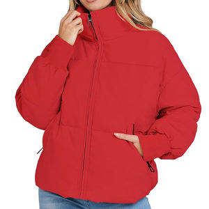 OEM Factory Prices Women's Customized Heated Eco-Friendly <b>Quilted</b> Puffer Coat Jacket Nylon Lining Waterproof Breathable Casual - Product Image 4