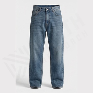 Pantalon en jean pour homme de couleur unie écologique de marque Prix ​​bas Vente en gros Fabricant Pantalon en jean pour homme toutes saisons Jean personnalisé - Product Image 1