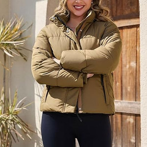 Custom Size Women Puffer <b>Jackets</b> Winter Wear Women Puffer <b>Jackets</b> Adults Use Women Puffer <b>Jackets</b> - Product Image 5