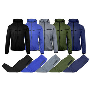 Nouvel ensemble homme automne-hiver 2026 : survêtement décontracté avec sweat à capuche zippé et pantalon – Vêtements de sport de marque pour homme - Product Image 2