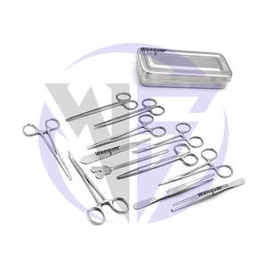 Ensemble d'instruments chirurgicaux professionnels de 13 pièces Wenquar, vente chaude, outils en acier inoxydable pour les cliniques et les hôpitaux - Product Image 6