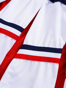 Uniforme de cheerleading sans manches avec logo personnalisé par transfert thermique, tenue d'équipe, fournisseur de vêtements de sport en marque blanche, uniforme de cheerleading vierge - Product Image 5