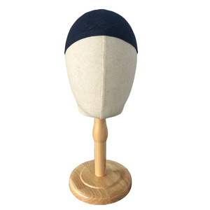 Gorro de Oración Islámico Tejido de Color Sólido para Hombre, Transpirable, Suave, de Gamuza, Cálido, para Adoración Musulmana - Product Image 2