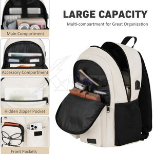 Sac à dos de voyage imperméable de qualité supérieure avec fermeture éclair fluide pour hommes et femmes, idéal pour les aventures en plein air - Product Image 2