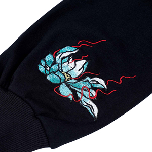Sweat-shirts à capuche unisexes brodés 450 GSM, épais, pour la vente en gros, fabrication de vêtements sur mesure - Product Image 4