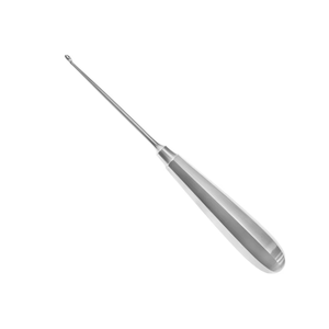 Curetas Mastoides Spratt-Brun Premium de Acero Inoxidable, Espátula Ósea para ORL y Neurocirugía, Herramientas Reutilizables para Raspado de Hueso Microscópico, CE ISO - Product Image 1