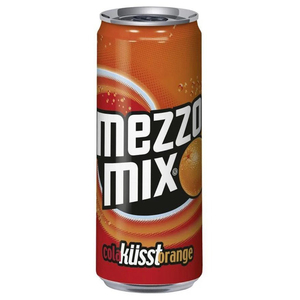 Oversized Best Quality Mezzo Mix Classic Cola Orange <b>Soft</b> <b>Drink</b> 24 Pack 0.33L Cans - Product Image 5