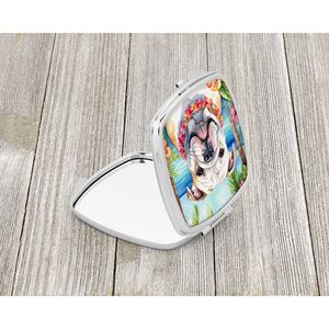 Bulldog anglais Luau miroir de maquillage de voyage compact pour les femmes miroir décoratif de poche pliable cadeau - Product Image 2
