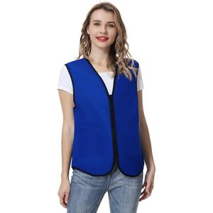 Chaleco Reversible Unisex 2025, uniforme de supermercado, chaleco con cremallera para voluntarios, ropa exterior hecha de poliéster, Chaleco de punto para hombre - Product Image 4