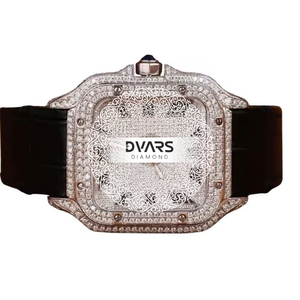 Reloj de Cuarzo Premium Exclusivo para Ejecutivos, Resistente al Agua, con Carcasa de Aleación, Cristal de Zafiro, D Color VVS1, Diamante Moissanita, de Lujo - Product Image 1