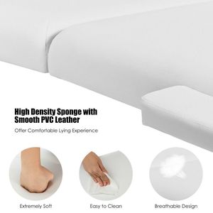 Table de massage et de soin du visage portable et réglable avec étui de transport - Product Image 2