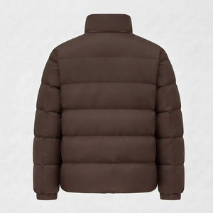 Premium Puffer <b>Jacket</b> Men Warm Winter Wear <b>With</b> Stand Collar Smooth Finish Full Front <b>Zipper</b> Side <b>Pockets</b> Soft Comfortable - Product Image 6