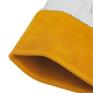 OEM Service Heat Resistant Cow Split Leather TIG/MIG Welding Safety Work <b>Gloves</b> Wholesale Price Non Slip Welder Working <b>Gloves</b> - Product Image 6