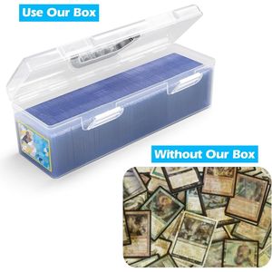Caja de Almacenamiento de Plástico Grande para Tarjetas Coleccionables, Capacidad para 200 Tarjetas, para Colección y Almacenamiento de Tarjetas - Product Image 3