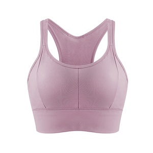 2024 Sexy Girls Sports Cross Back Bra Sport Fitness Yoga Wear Comfort Sport Bra y Color personalizado Yoga Pants Set - Product Image 4