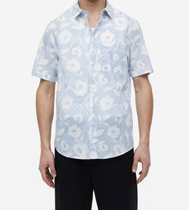 เสื้อเชิ้ตผู้ชายแขนยาวทรงเข้ารูป ผ้าซาตินสีพื้น ปกคอปกแบบพับได้ ติดกระดุม  100% โพลีเอสเตอร์ เหมาะสำหรับใส่ทำงานหรือในโอกาสทั่วไป - Product Image 6