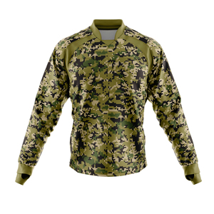 Camisetas de paintball de malla transpirable de alto rendimiento personalizables con acolchado protector, servicio OEM personalizado, venta al por mayor. - Product Image 6