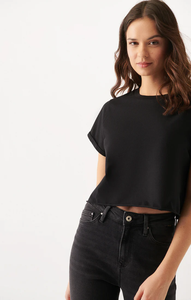 Camiseta corta para mujer, de manga corta, cuello redondo, informal, de algodón, holgada, estilo urbano, para verano, uso diario, con estampado gráfico. - Product Image 6