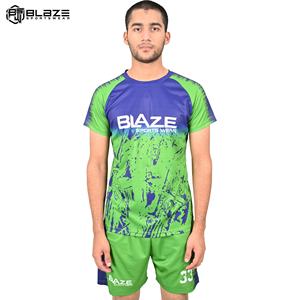 Ensemble de maillots de football personnalisés pour hommes Vêtements de sport à séchage rapide avec impression du nom Chemises de costume de football français Maillot de football - Product Image 2