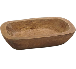 Cuenco de Masa de Madera de Acacia, Nuevo Diseño, Cuenco de Masa de Madera Rústico, Decoración para el Hogar, Centro de Mesa, Precio al por Mayor - Product Image 2