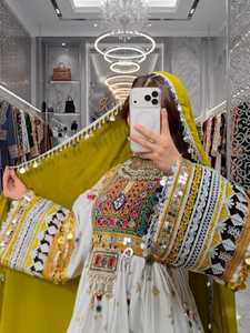 Latest Fully Stitched Ready Women's Afghan Kuchi <b>Dresses</b> Loose Fit Silk Casual <b>Wedding</b> Wear Traditional Afghani Kuchi <b>Dresses</b> - Product Image 3
