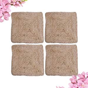 Sous-verres ronds avec support, sous-verres élégants pour boissons chaudes et froides, protection de table pour la maison et le bureau - Product Image 5