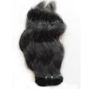Extensiones de Cabello Humano Virgen Remy de Doble Trama, Crudo de Templo Indio, Liso, Listo para Decolorar, Calidad Premium para Máquina - Product Image 1