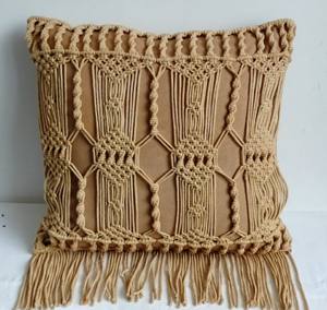 Funda de cojín de macramé de diseño de lujo Cojín bohemio Fundas De Almohada decorativas al por mayor - Product Image 3