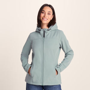 Chaqueta con Capucha Ligera Unisex de Tejido Softshell, Nuevo Diseño para Mujer, Resistente al Viento, Impermeable, Transpirable, Chaqueta Softshell para Invierno y Actividades al Aire Libre - Product Image 1