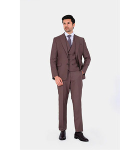 SHAGHAF <b>Men's</b> Gray Tuxedo Suit Single Breasted Notched Lapel <b>Black</b> Bow <b>Tie</b> British Style Formal Wear Adult Anti-Wrinkle 220g - Product Image 2