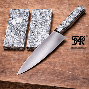 Escamas y Placas de Piedra Turquesa Amarilla para Fabricación de Cuchillos de Chef Personalizados, Material de Suministro - Product Image 4