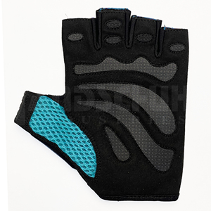 Professional Vibrant Teal Weightlifting <b>Gloves</b> with Enhanced Palm Padding | Premium Non-Slip Grip for Ultimate Gym Workout Gear - Product Image 5