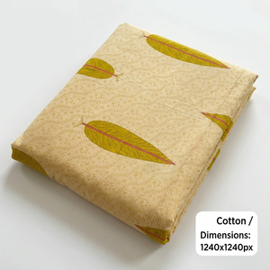 Cotton Cushion <b>Cover</b> Printed Throw Pillow <b>Cover</b> Leaf Pattern Square Soft Home Decor <b>Sofa</b> Decor - Product Image 1