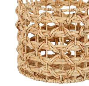 Cesta Moderna de Jacinto de Agua, Cesta Organizadora Tejida a Mano para Ropa, Juguetes, Guardería, Decoración de Dormitorio - Product Image 4