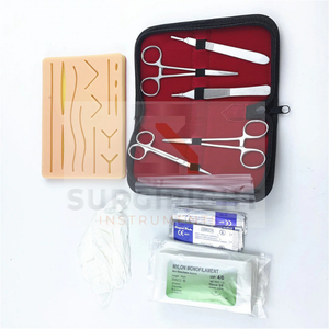 Kit de Entrenamiento Médico Quirúrgico con Estuche de Acero y Cuero, Kit de Práctica de Sutura Quirúrgica, Instrumentos Médicos de Blush Surgical - Product Image 4