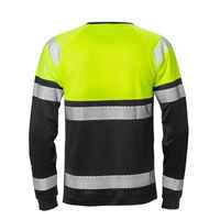 Camisa de Seguridad Reflectante de Alta Visibilidad Personalizada 2025, Transpirable, de Poliéster, Manga Larga, para Hombre, Ropa de Trabajo para Exteriores